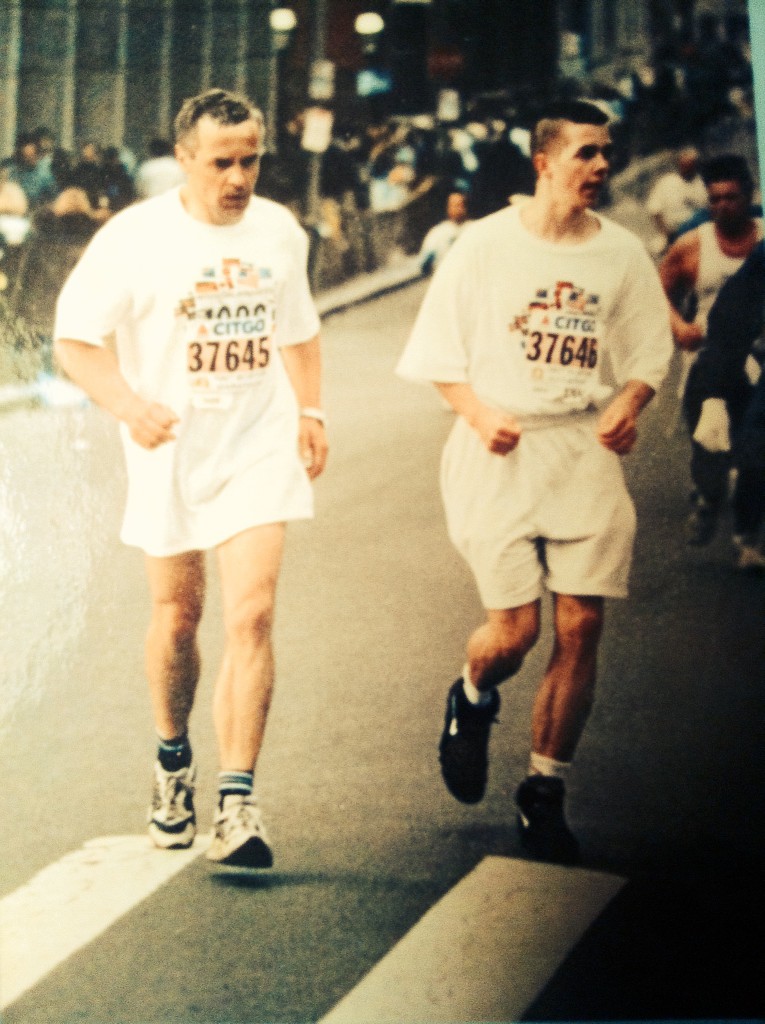 Ilkka Kurkela, Tapio Kurkela, Dream come true at Boston Marathon 1996