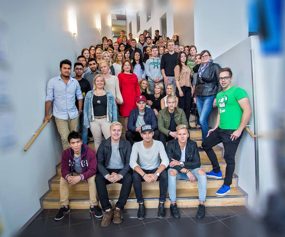 The heroes of Laurea's Digital Business study module autumn 2015