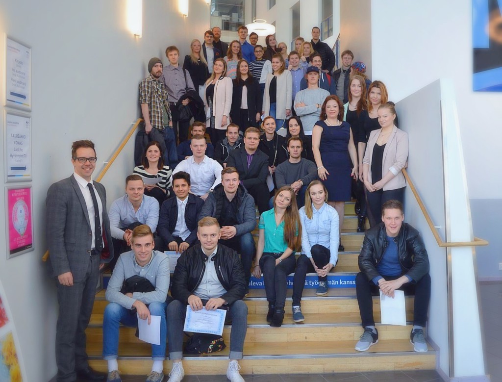 Laurea UAS Digital Business students global studies graduation